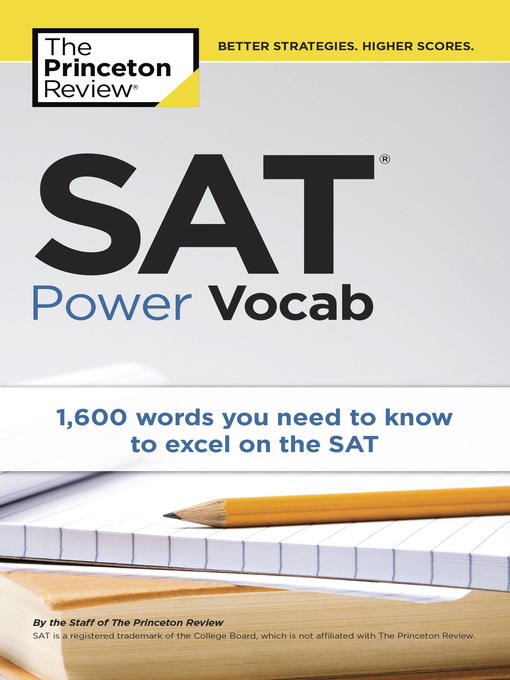 Title details for SAT Power Vocab by Princeton Review - Available